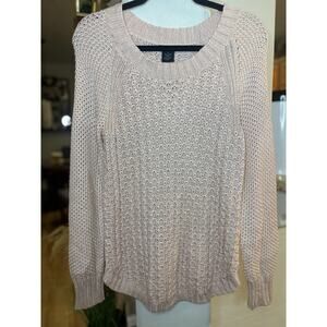 Calvin Klein Pink Knit Sweater Tunic Size M 6-10